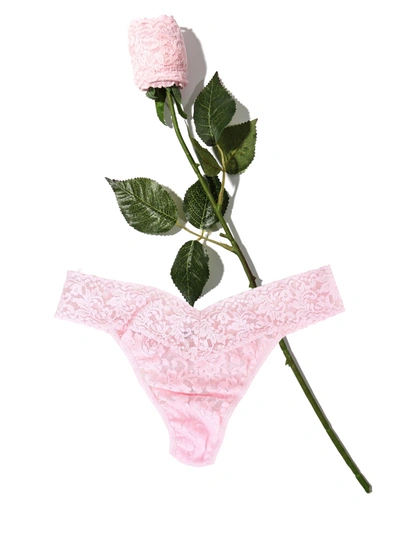 Hanky Panky Signature Lace Original Rise Thong Rose Bliss Pink