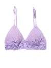 Hanky Panky Signature Lace Padded Triangle Bralette Wisteria Purple In Purple