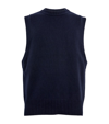 ROHE WOOL-CASHMERE SWEATER VEST
