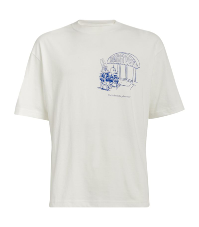 Domrebel X Harrods Printed-shirt In White