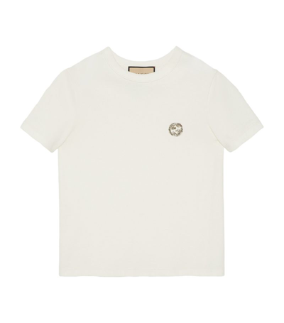 Gucci Interlocking G Cotton T-shirt In White