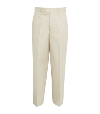 Rohe Cotton Tailored Trousers In 120 Sand