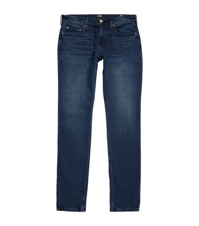 Paige Lennox Slim Jeans In Navy