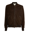CANALI SUEDE BOMBER JACKET