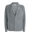 AGNONA CASHMERE-COTTON KNITTED CARDIGAN