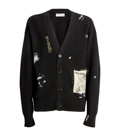 Domrebel Tearaway Cardigan In Black