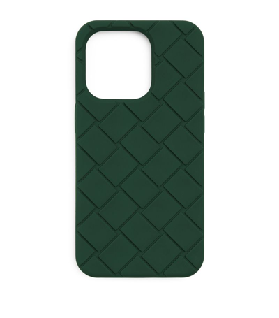 Bottega Veneta Iphone 14 Pro Case In Green