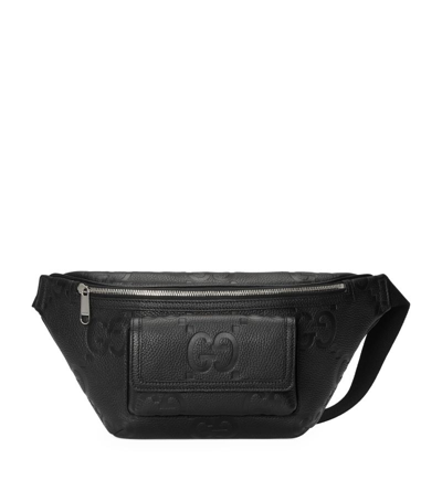 Gucci Jumbo Gg Belt Bag In Black