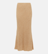 GABRIELA HEARST BELO SILK AND WOOL BOUCLE MAXI SKIRT