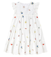 TARTINE ET CHOCOLAT EMBROIDERED COTTON DRESS