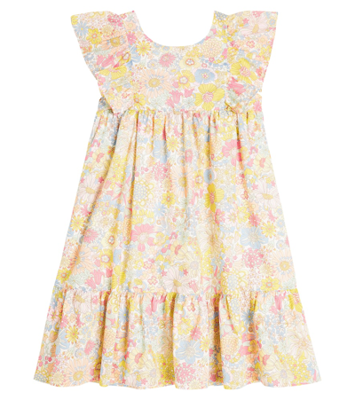 Tartine Et Chocolat Kids' Floral Cotton Dress In Multicoloured