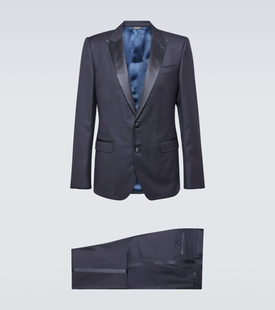 Dolce & Gabbana Wool And Silk-blend Suit In Blue