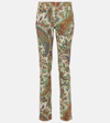 Etro Paisley-print High-rise Skinny Jeans In Multicoloured