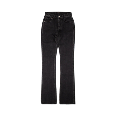 Pre-owned Amiri Long Stretch Flare Jeans 'black'