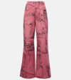 BLUMARINE WIDE-LEG JEANS