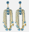 MAGDA BUTRYM CRYSTAL-EMBELLISHED DROP EARRINGS