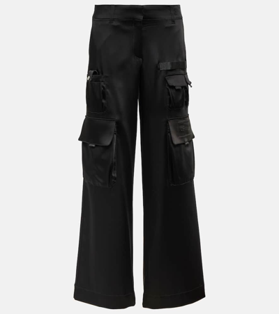 Off-white Off White Woman Black Twill Cargo Pant