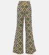 ETRO PRINTED HIGH-RISE WIDE-LEG JEANS