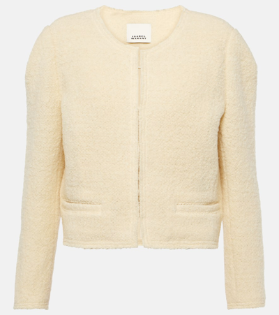 Isabel Marant Pully Wool-blend Tweed Jacket In Beige