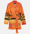 Alanui Jacquard Landscape Cardigan In Multicoloured