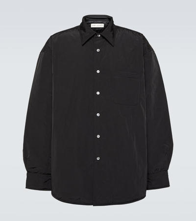 Our Legacy Reincarnation Suede Overshirt In Black