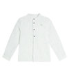 TARTINE ET CHOCOLAT STRIPED COTTON AND LINEN SHIRT