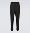 Prada Slit-detailed Tailored Trousers In Black