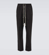 RICK OWENS BELA COTTON-BLEND POPLIN PANTS