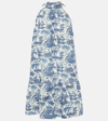Staud Marza Pants Blue Toile L In Blue