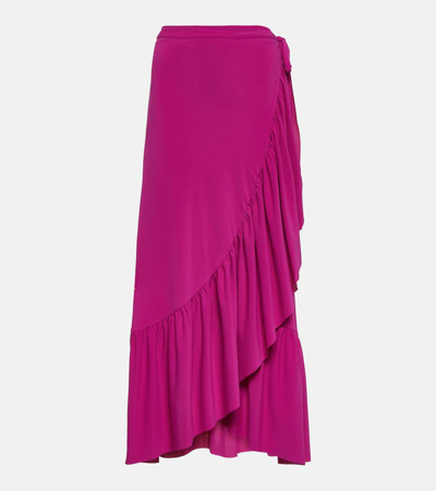 Eres Julia Jersey Maxi Skirt In Pink