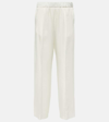 JIL SANDER SATIN STRAIGHT trousers