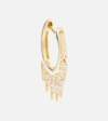 Sydney Evan Fringe 14kt Gold Earrings With Diamonds In Gold