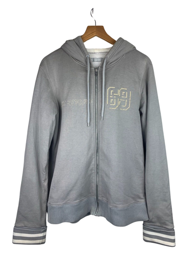 Pre-owned Number N Ine Aw00 ‘the Redisun' 69 Thermal Polyurethane Sweatshirt In Grey
