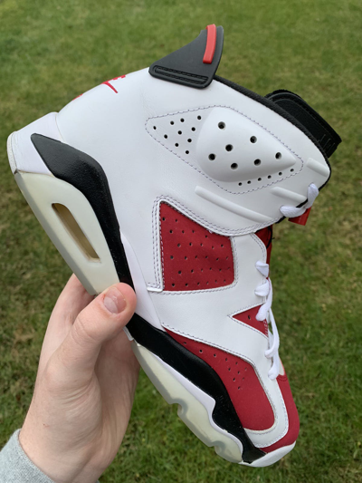 Pre-owned Jordan Brand 6 Retro Og Carmine 2021 Size 10.5 Shoes In Red