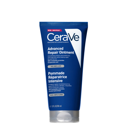 Cerave Advanced Repair Ointment For Very Dry And Chapped Skin 88ml In White