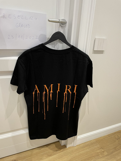 Pre-owned Amiri T Shirt In Black