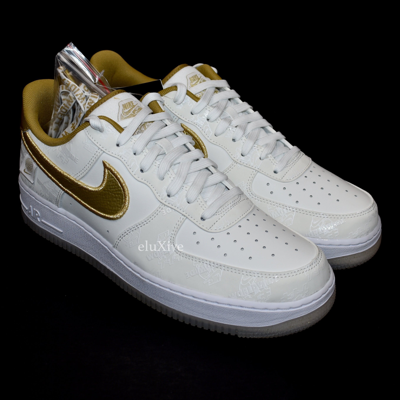 Pre-owned Nike X Undefeated Nike Undefeated Air Force 1 '07 Lv8 Ww Worldwide Katakana Shoes In White
