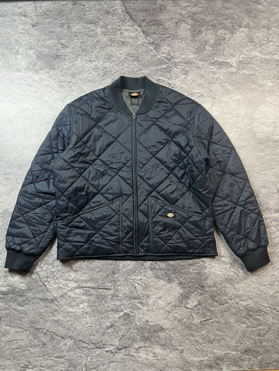 Pre-owned Dickies X Vintage Nwt Y2k Dickies Quilted Rap Hip Hop Japan Style Jacket In Navy Blue