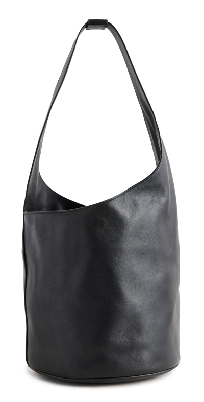 Reformation Medium Silvana Bag Black Leather One Size
