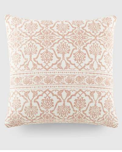 Home Collection Elegant Patterns Cotton Throw Pillow In Pink