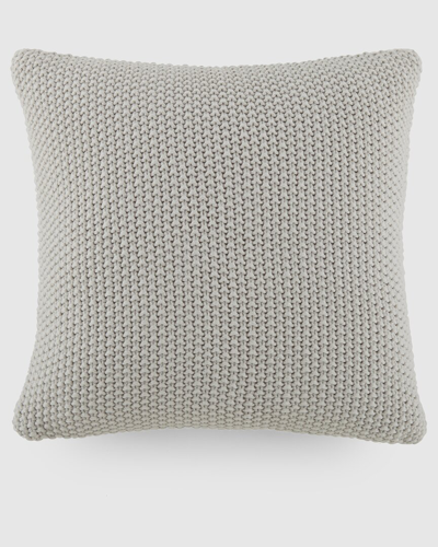 Home Collection Stitch Knit Throw Pillow In Gray