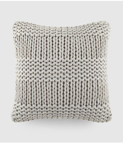 Home Collection Cozy Chunky Knit Throw Pillow In White