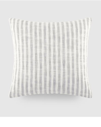 Home Collection Yarn Dyed Cotton Throw Pillow In White
