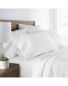 HOME COLLECTION HOME COLLECTION SET OF TWO 300TC SOLID BRUSHED & WASHED COTTON PILLOWCASES