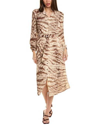 Joseph Ribkoff Maxi Dress In Brown