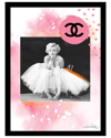 FAIRCHILD PARIS FAIRCHILD PARIS MARILYN MONROE ALL SKIRT FRAMED PRINT WALL ART