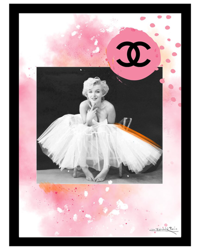 Fairchild Paris Marilyn Monroe All Skirt Framed Print Wall Art In Black