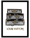 FAIRCHILD PARIS LOUIS VUITTON TRAVEL TRUNKS FRAMED PRINT WALL ART