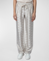 ZADIG & VOLTAIRE POMY JACQUARD WINGS PANTS