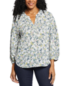 Nydj Paulina Peasant Blouse In Bloomington